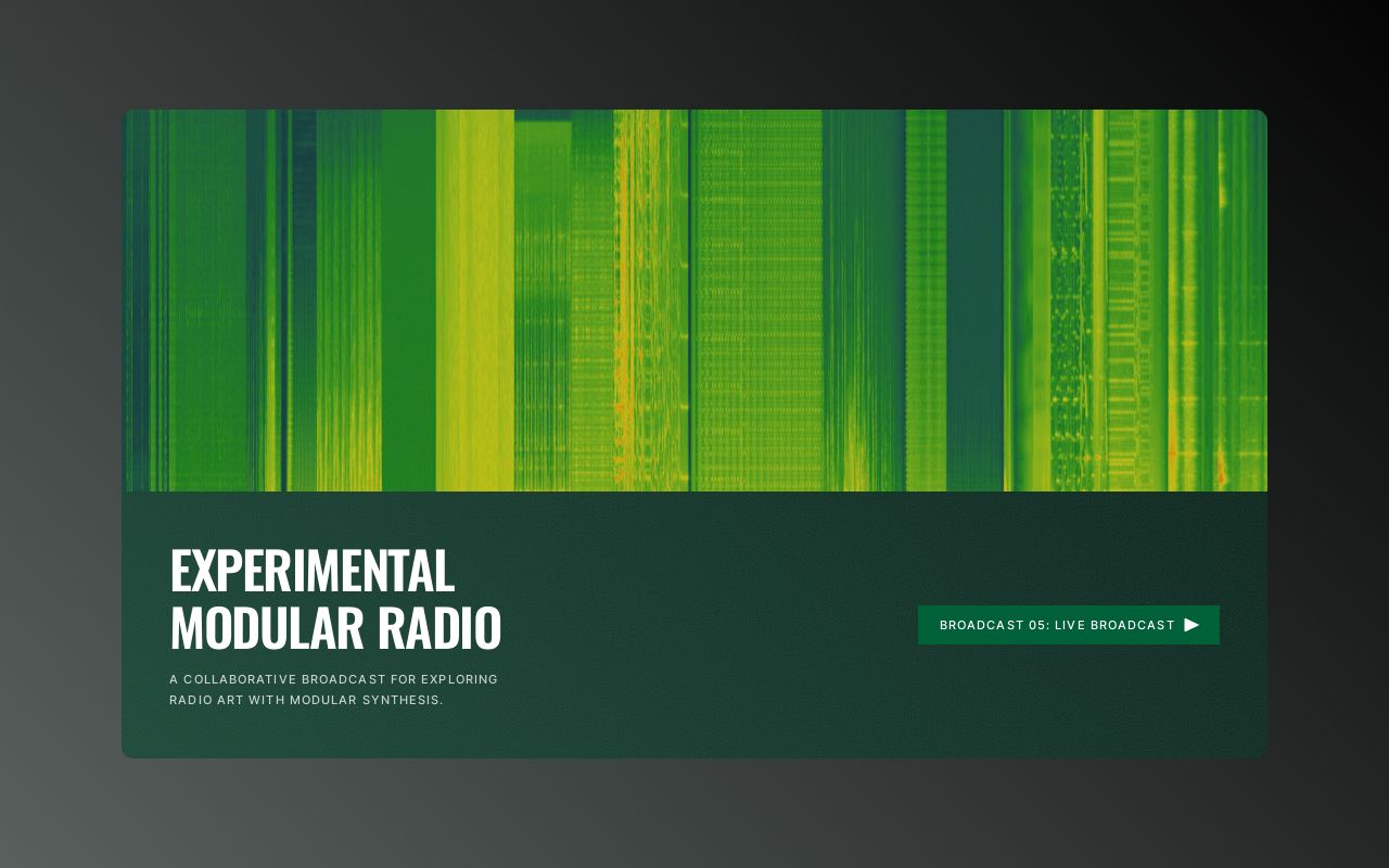 Experimental Modular Radio